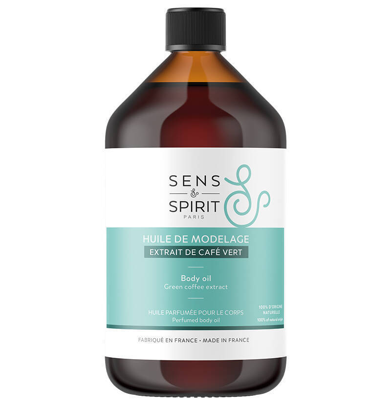 Huile de modelage café vert amincissante 500ml