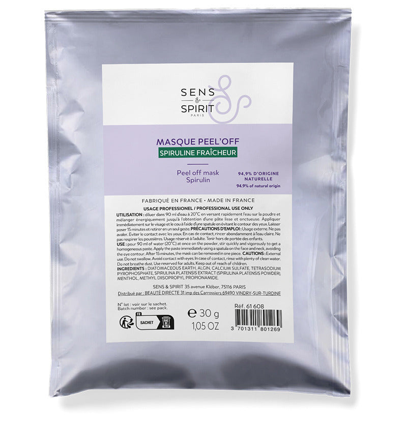 Masque peel off spiruline raffermissant 30g