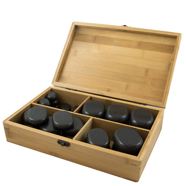 Soin signature modelage aux 36 pierres en basalte