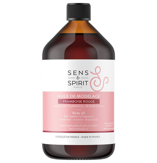 Huile de modelage parfumée Framboisier 500 ml