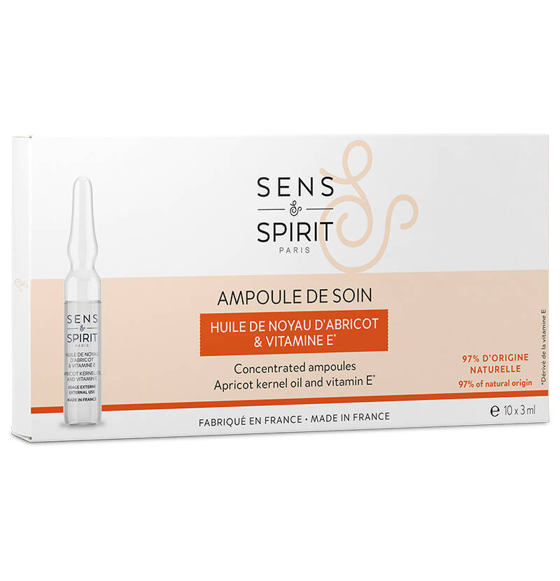 Apricot kernel oil &amp; vitamin E ampoules 10x3ml