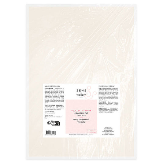 Feuille de collagène pur